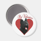 Meine Briard Valentine Magnet (Vorderseite/Rückseite)