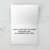 **MEINE "BRIDE OR GROOM**, WIE WIR HEIRATEN! KARTE (Innenseite)