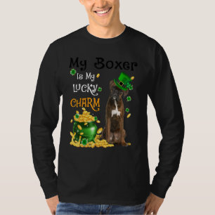 Meine BRINDLE Boxer Ist Mein Glücksbringer Süßer H T-Shirt