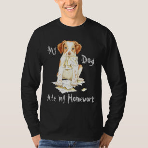 Meine Brittany Ate My Hausaufgaben T-Shirt
