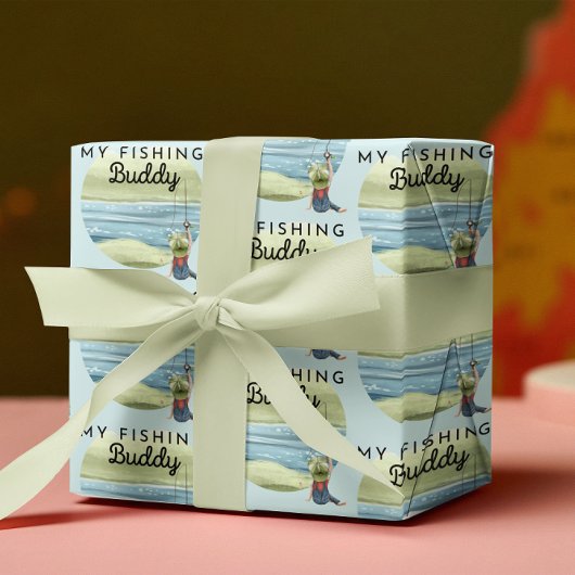 Meine Broschüre über das Fischen Geschenkpapier