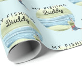 Meine Broschüre über das Fischen Geschenkpapier (Rolleneckpunkt)