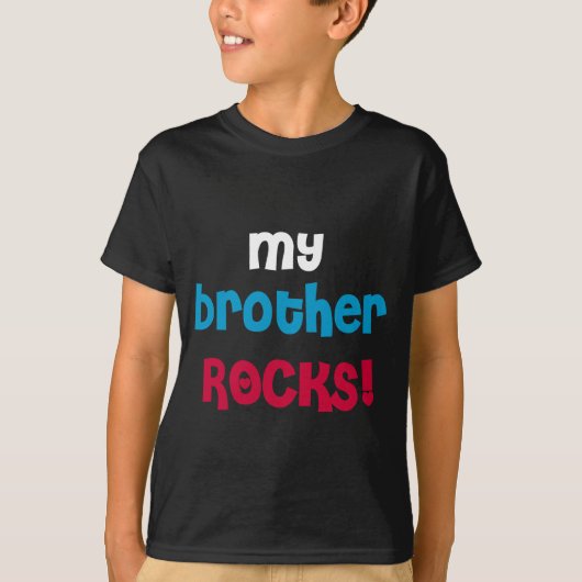 Meine Bruder-Felsen T-Shirt (Vorderseite)