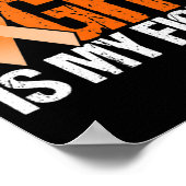 Meine Brüder kämpfen ist mein Kampf gegen Leukämie Poster (Ecke)