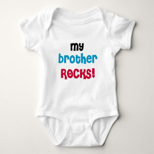 Meine Bruder Rocks Baby Strampler