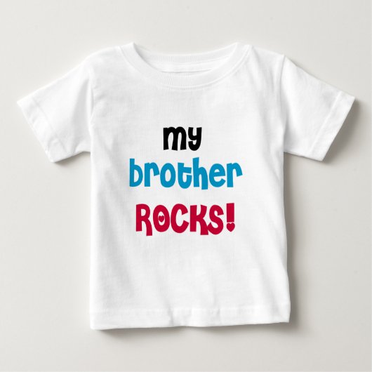 Meine Bruder Rocks Baby T-shirt (Vorderseite)