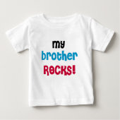 Meine Bruder Rocks Baby T-shirt (Vorderseite)