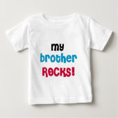Meine Bruder Rocks Baby T-shirt (Vorderseite)