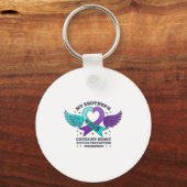 Meine Brüder Wings decken meine Herz-Suizidprävent Schlüsselanhänger (Vorderseite)