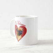 Meine Brüssel Griffon Valentine Kaffeetasse (Vorderseite Links)