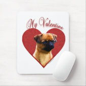 Meine Brüssel Griffon Valentine Mousepad (Mit Mouse)