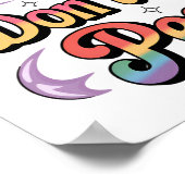 Meine Bücher beurteilen mich nicht... Poster (Ecke)