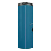 Meine Bücher sind unzertrennlich Thermosbecher (Rückseite)