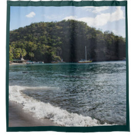 MEINE BUCHT UND MEINES BOOTS DUSCHVORHANG