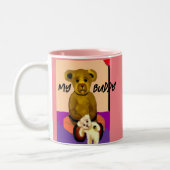 MEINE BUDDY-Teddy-Tasse Zweifarbige Tasse (Links)