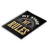 Meine Bühne Meine Regeln Witziger Bühne-Manager Notizblock (Linke Seite)