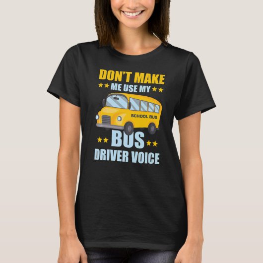 Meine Busfahrer sprechen T-Shirt (Vorderseite)