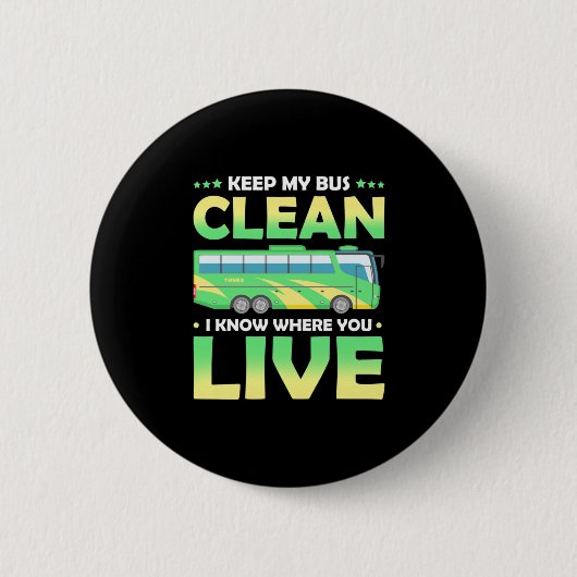 Meine Busreinigung behalten Button (Vorderseite)