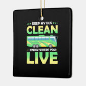 Meine Busreinigung behalten Keramikornament (Links)