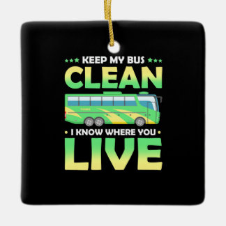 Meine Busreinigung behalten Keramikornament