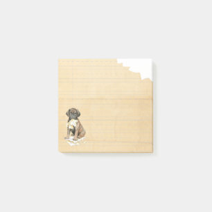 Meine Cane Corso Ate meine Hausaufgaben Post-it Klebezettel