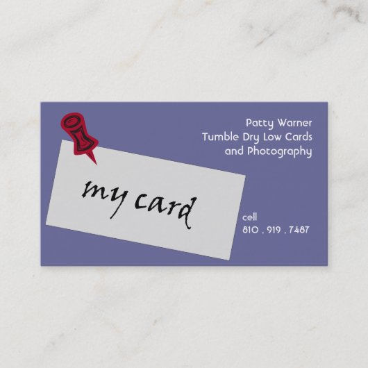 Meine Carrd Visitenkarte (Vorderseite)