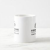 Meine Cat Approval Date Night Funny Data Rule Kaffeetasse (Mittel)