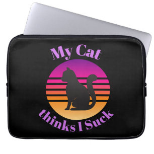 Meine CAT denkt, ich Sind zum Kotzen Laptopschutzhülle