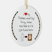 Meine Catahoula Leopard-HundeLiebe-Erdnussbutter Keramikornament (Rechts)