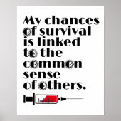 Meine Chancen auf Überlebensquote Poster (Vorne)