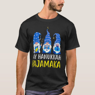 Meine Chanukka-Pyjamakah Chanukka-Pyjamas Schlafan T-Shirt
