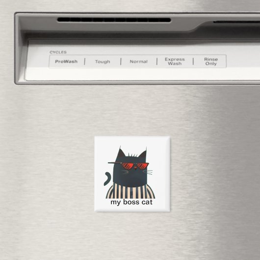 meine Chefkatze Magnet (In Situ (Geschirrspüler))