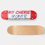 MEINE CHERIE AMOR 8 1/4" Skateboarddecke Skateboard (Horizontal)