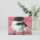 Meine Chickadee Postkarte (Stehend Vorderseite)