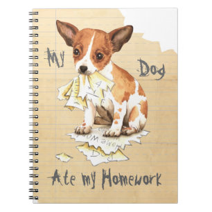 Meine Chihuahua Ate Meine Hausaufgaben Notizblock