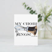 Meine Chorrings Postkarte (Stehend Vorderseite)