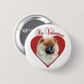 Meine Chow Chow Valentine Button (Vorne & Hinten)