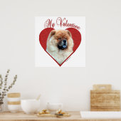 Meine Chow Chow Valentine Poster (Küche)