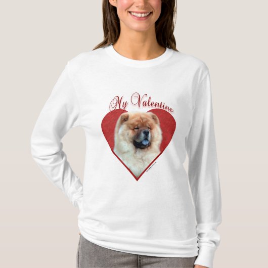 Meine Chow Chow Valentine T-Shirt (Vorderseite)
