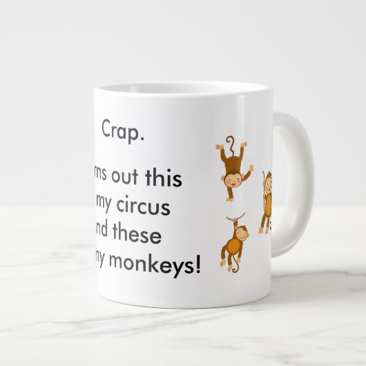 Meine Circus-Tasse Jumbo-Tasse (Vorderseite Rechts)