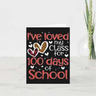Meine Cl für 100 Tage Valentinstag der Schule Lehr Karte