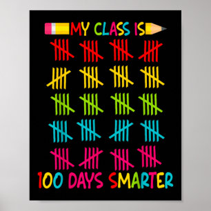 Meine Cl ist 100 Tage schlauer Lehrer 100 Tage SC Poster