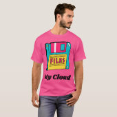 Meine Cloud-Disketten im Stil der 90er T-Shirt (Vorne ganz)
