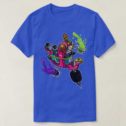Meine Coil Liebe Farbe Tattoo Machine Tattoo Künst T-Shirt (Design vorne)