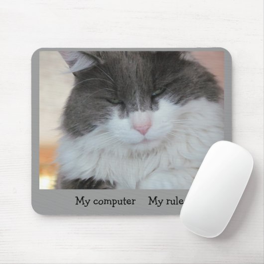 Meine Computerregeln Mousepad (Mit Mouse)