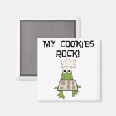Meine Cookies Rock Tshirts und Geschenke Magnet (Vorderseite/Rückseite)