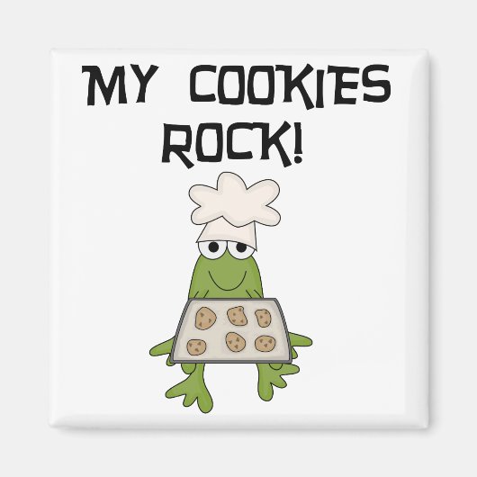 Meine Cookies Rock Tshirts und Geschenke Magnet (Vorne)