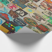 Meine Coolen Aufkleber - Reiseaufkleber Geschenkpapier (Ecke)