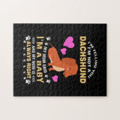 Meine Dackel ist mein Baby Puzzle (Horizontal)