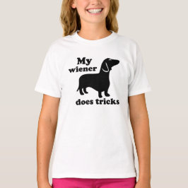 Meine Dackel macht Tricks Dackel Hund Lover T T-Shirt